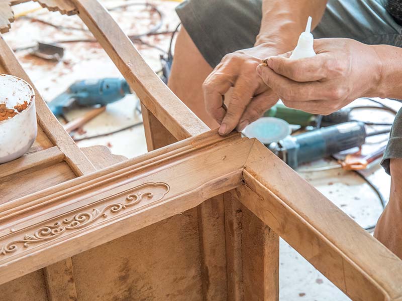 桥西旧家具翻新改色怎么做