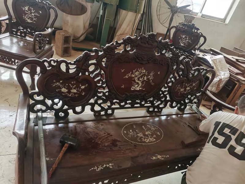 桥西旧红木家具保养